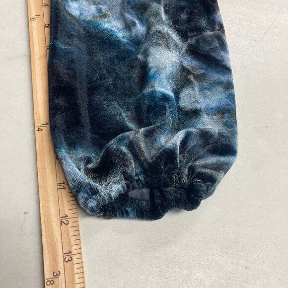 CEST 1946 Blue Tie Dyed Ruffle Dress Size Small - Picture 4 of 8